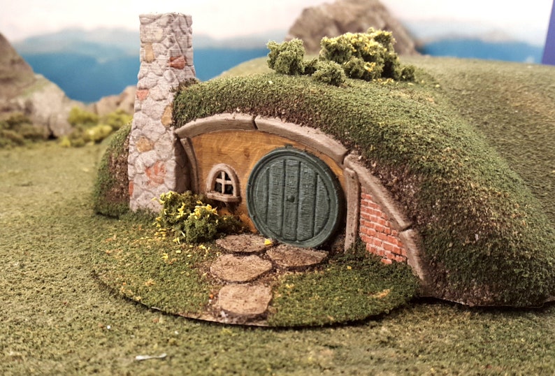 Hobbit Entrance For Modular Gaming Hills Series 28mm Scale. Warhammer 40k terrain Star wars legion scenery Wargaming Imperial Assault image 1