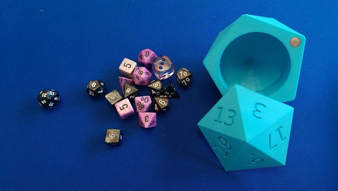 Dnd Dice Box Fits 13 D6 Dice. Die of Holding Dnd Dice Box Dice