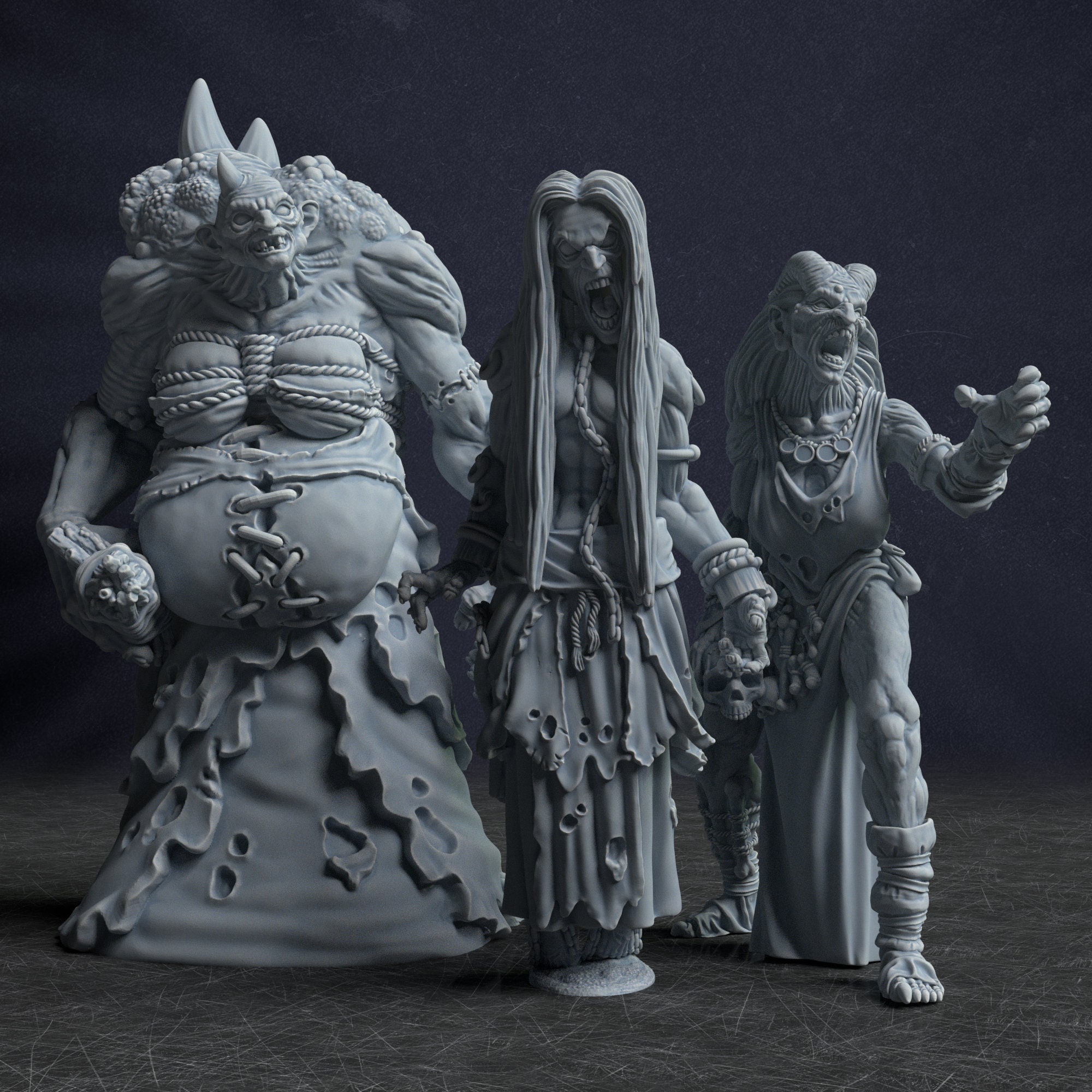 Dungeons of Dread - HARD TO FIND FIGURE! D/&D Mini HOWLING HAG #18 Witch!