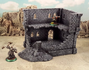 Fantasy Ruins Terrain For Your 28mm Tabletop RPG. Forestgrave | DnD | Skyless Realms | Dungeon Terrain