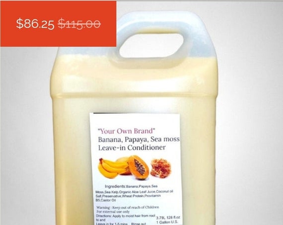 NEW! Refreshing Banana, Papaya, Sea moss Leave-in Conditioner