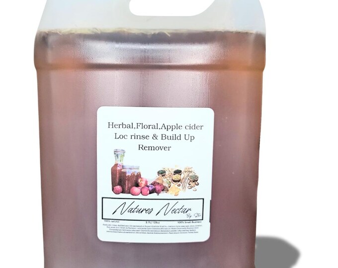 Herbal, Floral, Apple Cider Loc rinse and Build up Remover