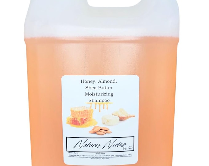 Moisturizing Honey Almond Shea shampoo! Perfect for dry hair ! 1 gallon- wholesale private label