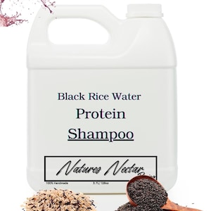 Black Rice Hibiscus Hair and Scalp Shampoo! Perfect for blood flow to scalp! 1 gallon  wholesale private label
