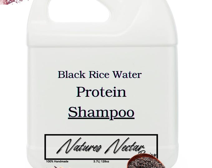 Black Rice Hibiscus Hair and Scalp Shampoo! Perfect for blood flow to scalp! 1 gallon  wholesale private label