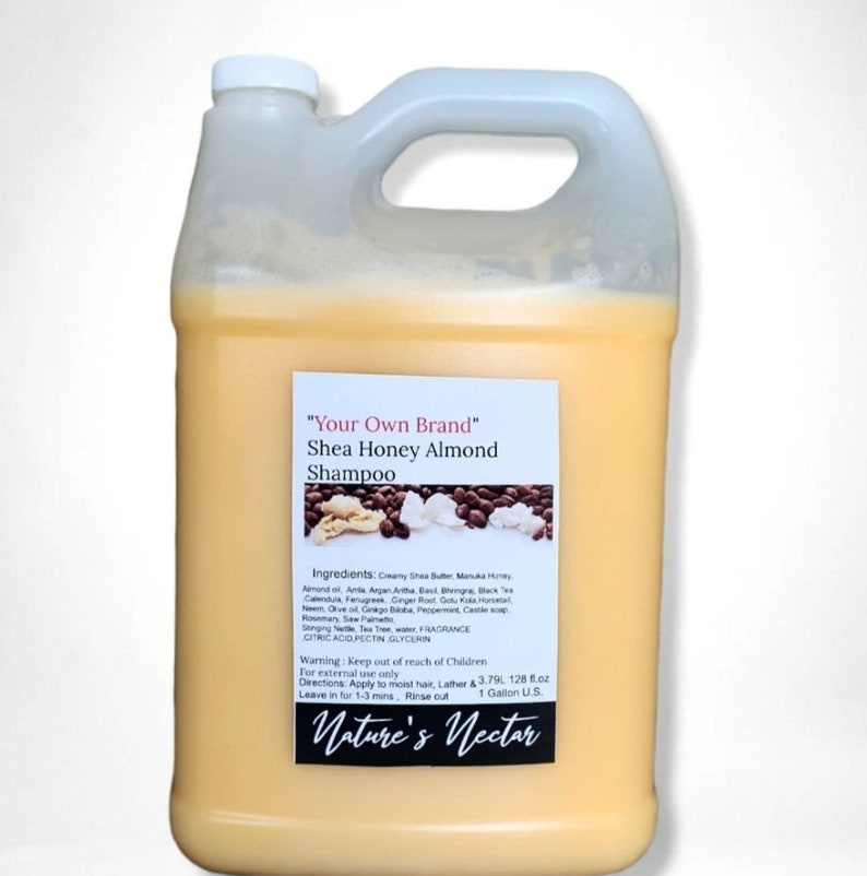 Moisturizing Honey Almond Shea Shampoo Perfect for Dry Hair 1 Gallon