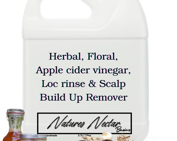 Herbal, Floral, Apple Cider Loc rinse and Build up Remover