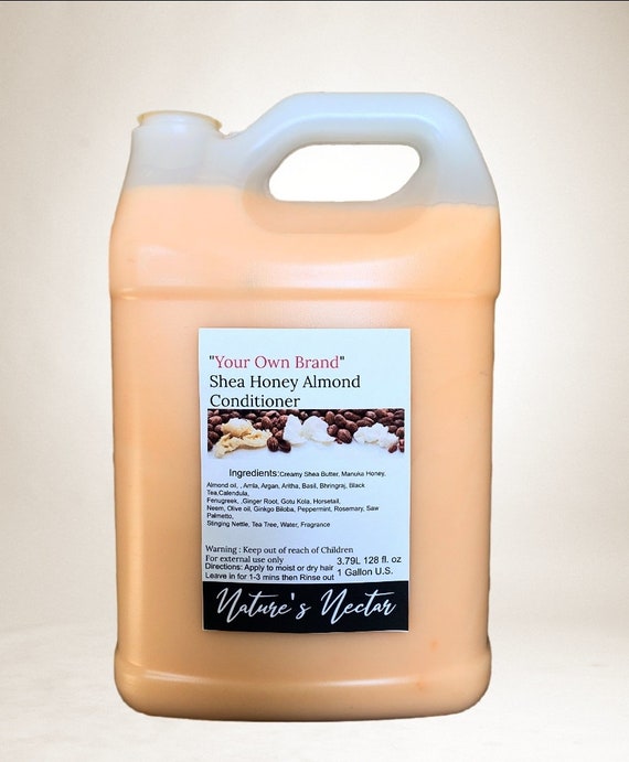 Moisturizing Honey Almond Shea Conditioner! Perfect for low porosity hair! 1 gallon- wholesale private label