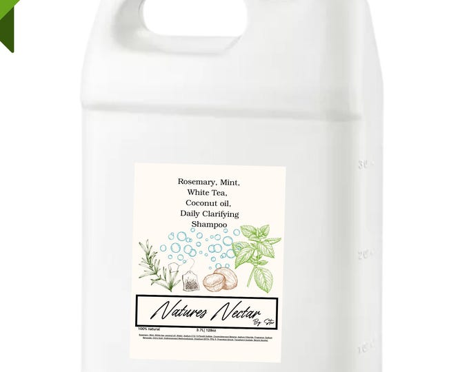FREE SHIPPING! NEW Rosemary, Strawberry, Mint White Tea, Coconut Oil Strengthening Shampoo