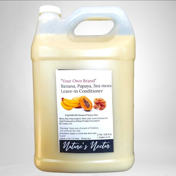 NEW! Refreshing Banana, Papaya, Sea moss Leave-in Conditioner