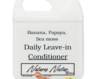 NEW! Refreshing  Banana, Papaya, Sea moss  Leave-in Conditioner We Ship Worldwide