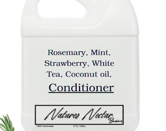 FREE SHIPPING! NEW Rosemary, Strawberry, Mint White Tea, Coconut Oil Strengthening Conditioner