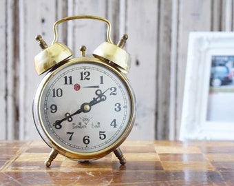TWO bell clock stabilisers brass wall clocks vienna stabiliser parts clock