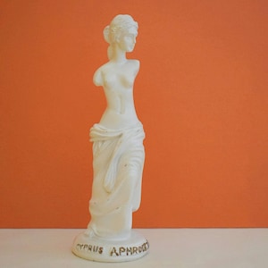 Standbeeld Venus de Milo, sculptuur kleine godin Aphrodite, vintage beeldje Griekse godin, reproductie