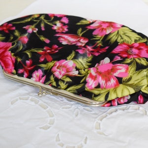 Cosmetic bag, Makeup bag, Cosmetic storage bag, Vintage cosmetic pouch, Makeup pouch, Fabric makeup bag, Accessory bag, Toiletry bag, Gift