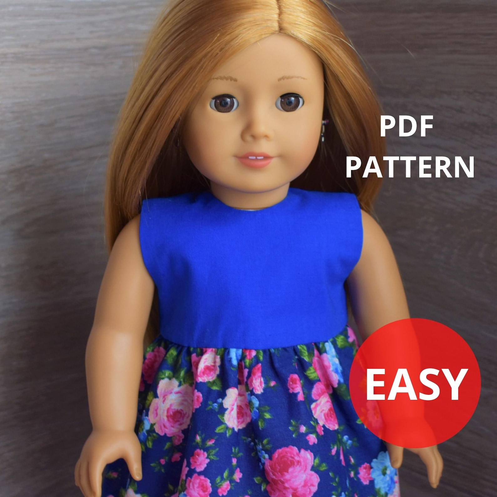 PDF PATTERN American girl doll dress 18 inch doll clothes 18 Etsy