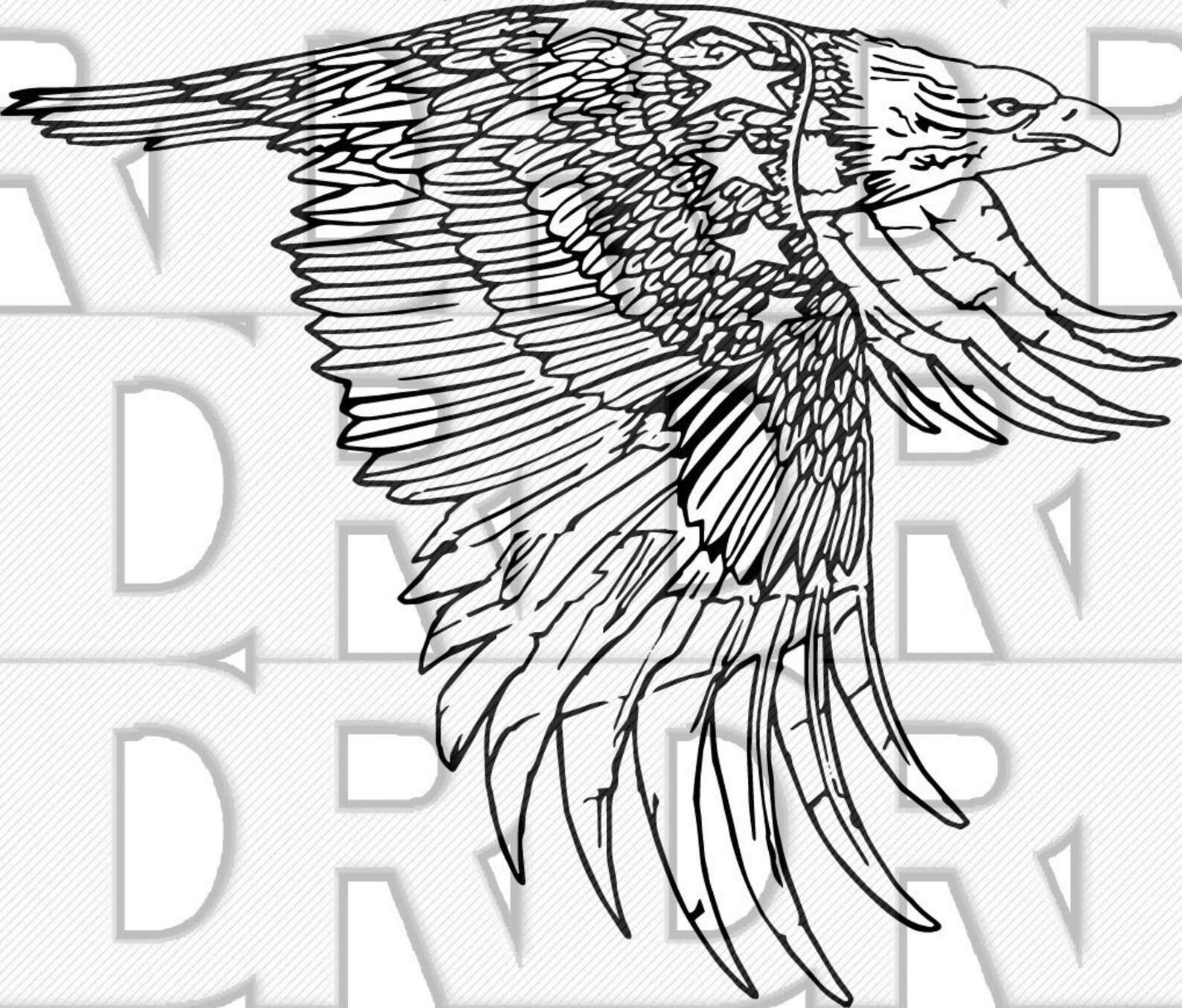 Eagle Svg American Eagle Svg Eagle Clipart Eagle Print Etsy