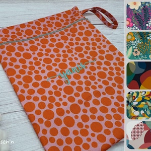 Wetbag personalisiert - verschiedene Größen | beschichtete Baumwolle | Nasstasche | Windelbeutel | Windeltasche  | Wäschebeutel | Wäschesack