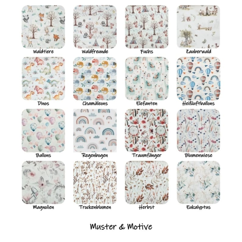 Bettwäsche mit verschiedenen Motiven und Farben 100% Baumwolle personalisierbar mit Name Kinder & Erwachsene Musselin Bettbezug Bild 3