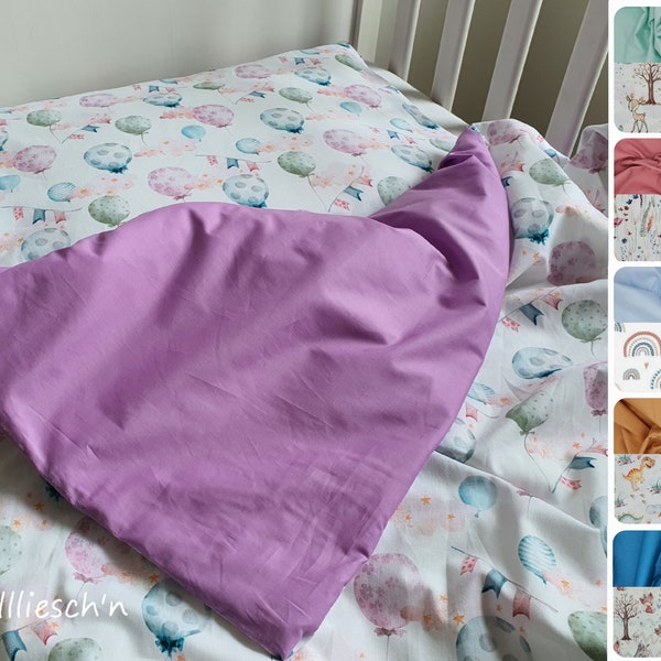 Bettwäsche mit verschiedenen Motiven und Farben | 100% Baumwolle | personalisierbar mit Name | Kinder & Erwachsene | Popeline | Bettbezug
