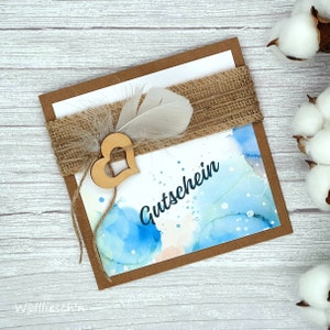 Geschenkgutschein | Gutschein| Gutscheinkarte