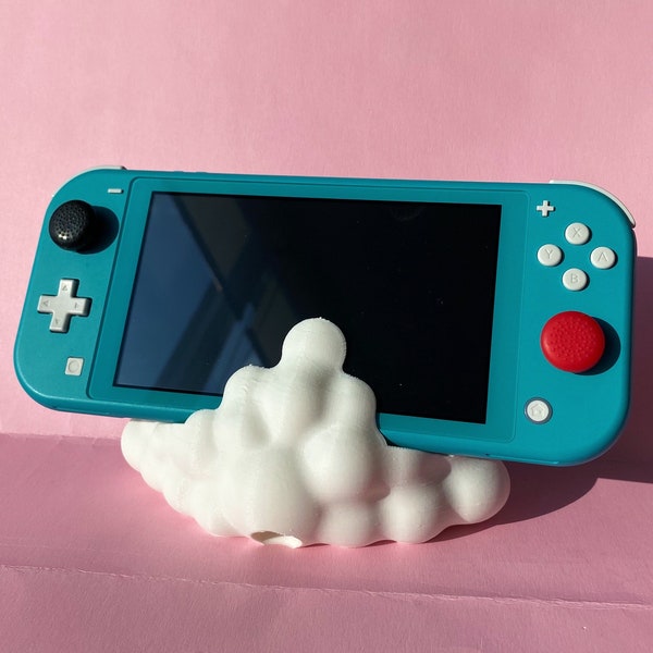 Cloud Switch Stand Charging Dock // Cute Nerdy Gaming Gamer Girl Setup Console Accessory