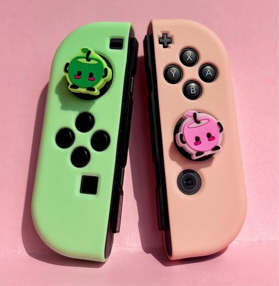 Apple Sprite Thumb Grips for Nintendo Switch, Cozy Gamer Accessory