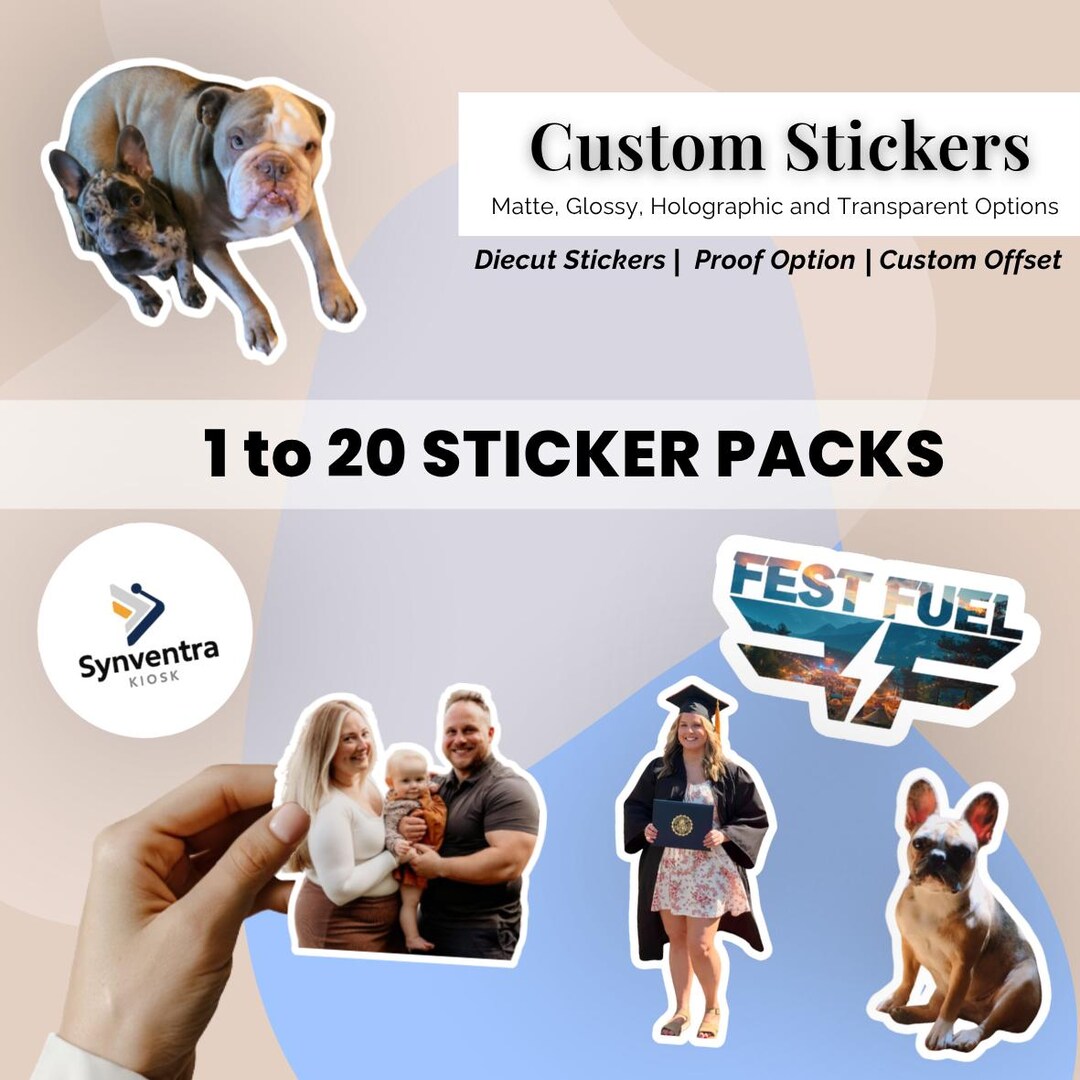 Custom Photo Stickers | Personalized | Laptop | Logos | Journals ...