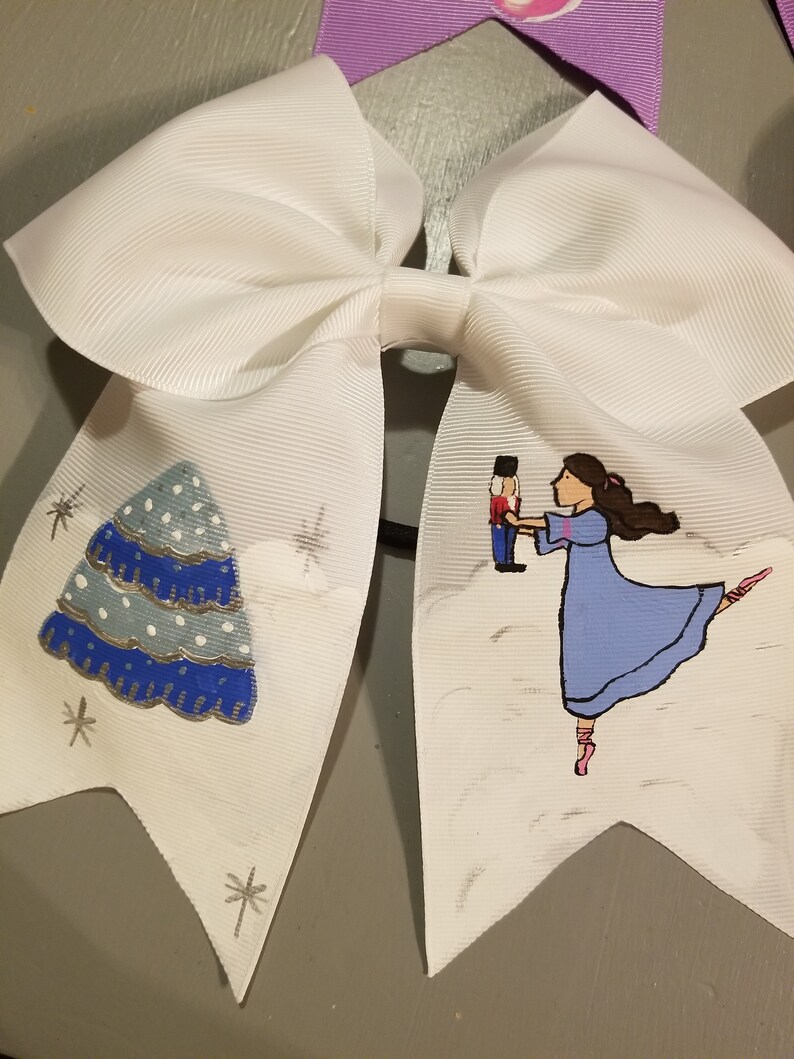 Nutcracker Clara Hair Bow Etsy