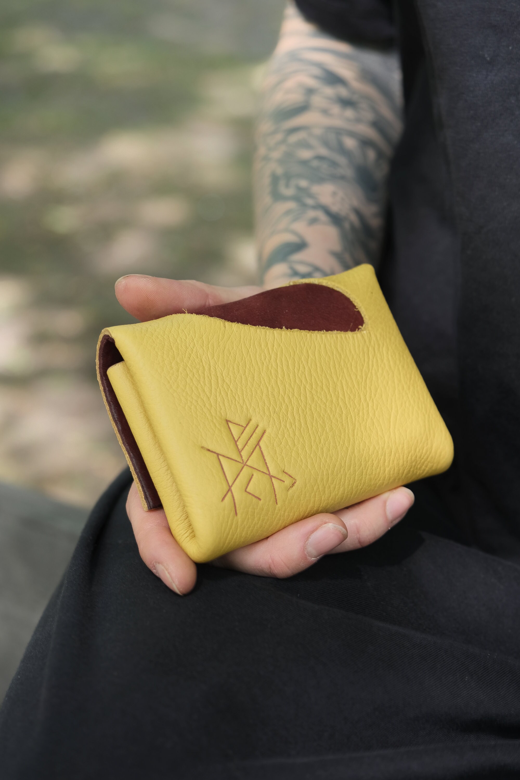 SITUS Tiny Wallet Recycled Leather | Wine Red – SITUS.TOKYO