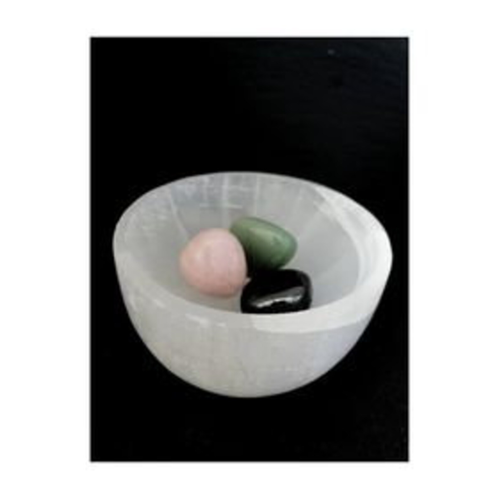Bol En Cristal De Sélénite Naturel Forme Cœur - Couleur Fumée Blanche, 77x92 Mm - Rangement Bijoux Ou Décoration Intérieure - 5