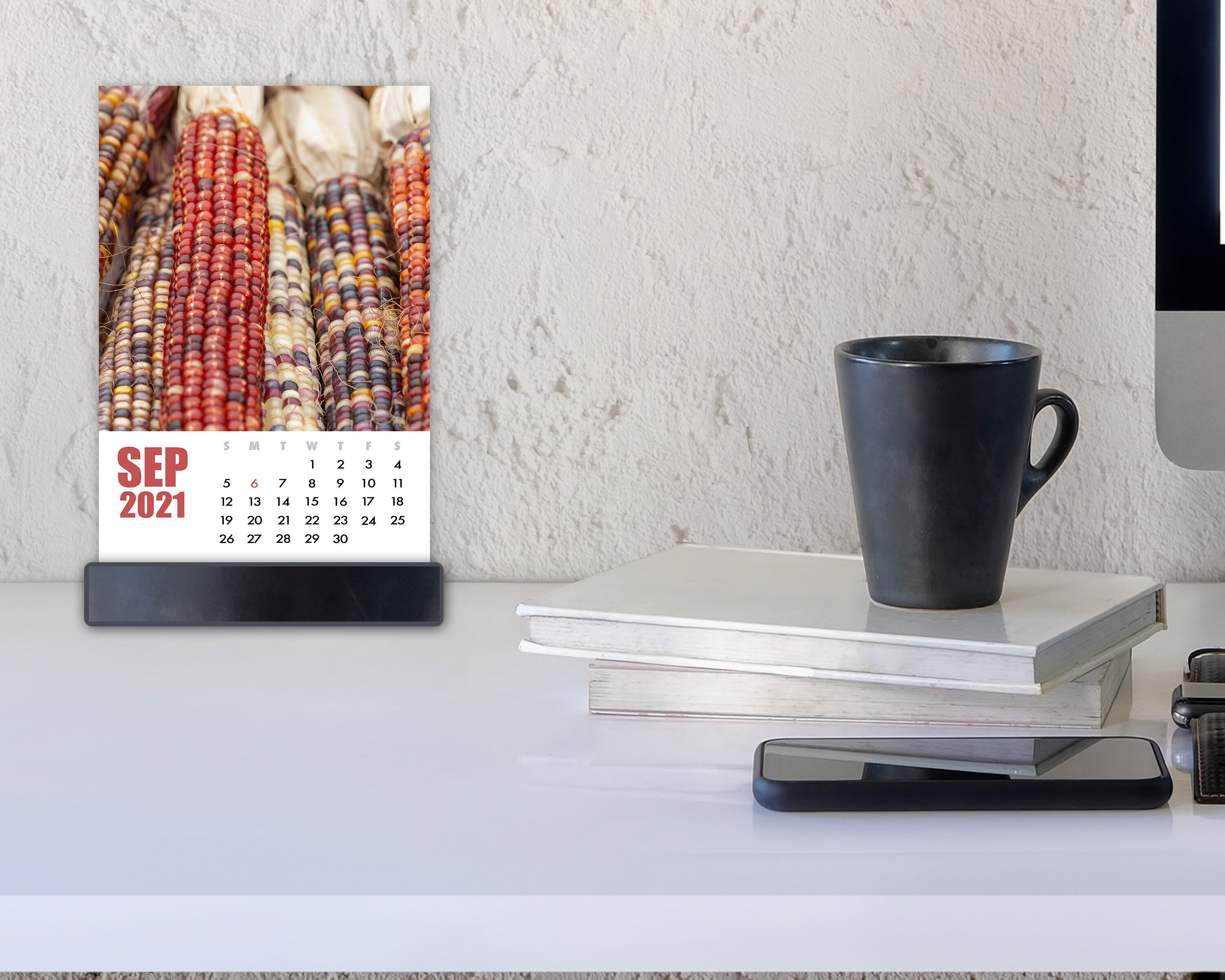 2021-2022 Botanical Desk Calendar 5x7 Nature Desk | Etsy