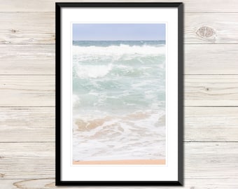 Ocean Wave Photo Printable, Coastal Wall Art (Digital Download)