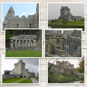 Irish Ruins Note Cards (Set of 6), Ireland Note Cards, Travel Notecards, Irish Notecards, Blank Cards, Blank Note Cards with Envelopes,