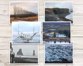 Iceland Photo Note Card Set, Travel Greeting Cards
