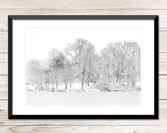 Winter Landscape Photo Instant Download Printable Photo Wall | Etsy