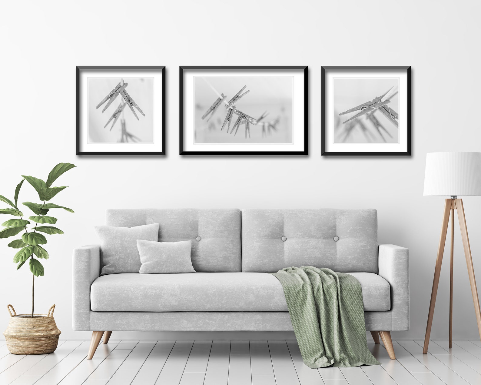 Weathered Clothespins Photo Printable Set, Rustic Laundry Room Decor ...