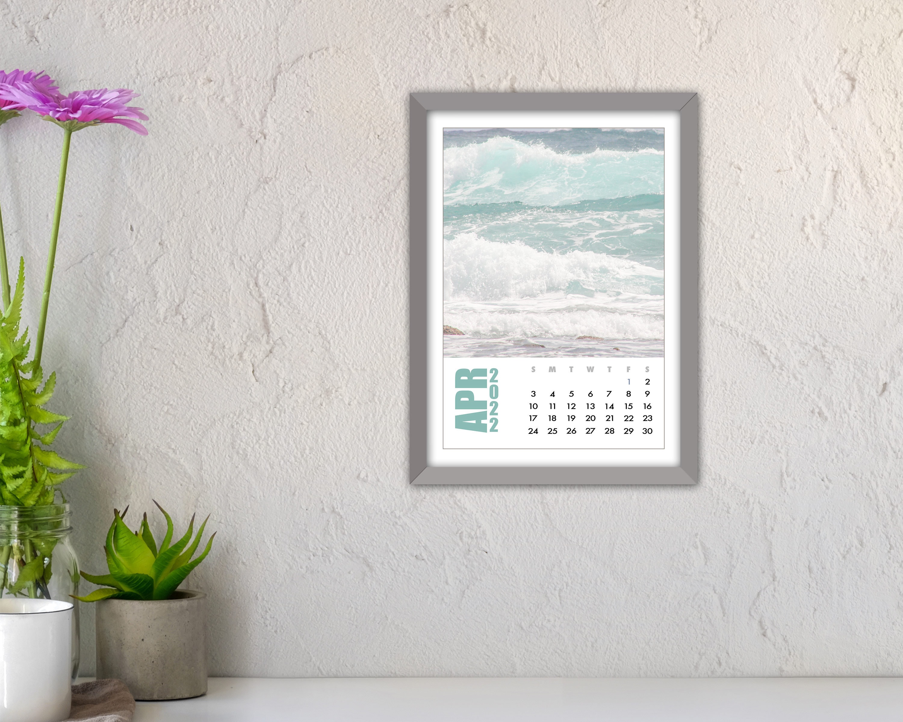 Printable 20212022 Water Photography Desk Calendar 5x7 Etsy