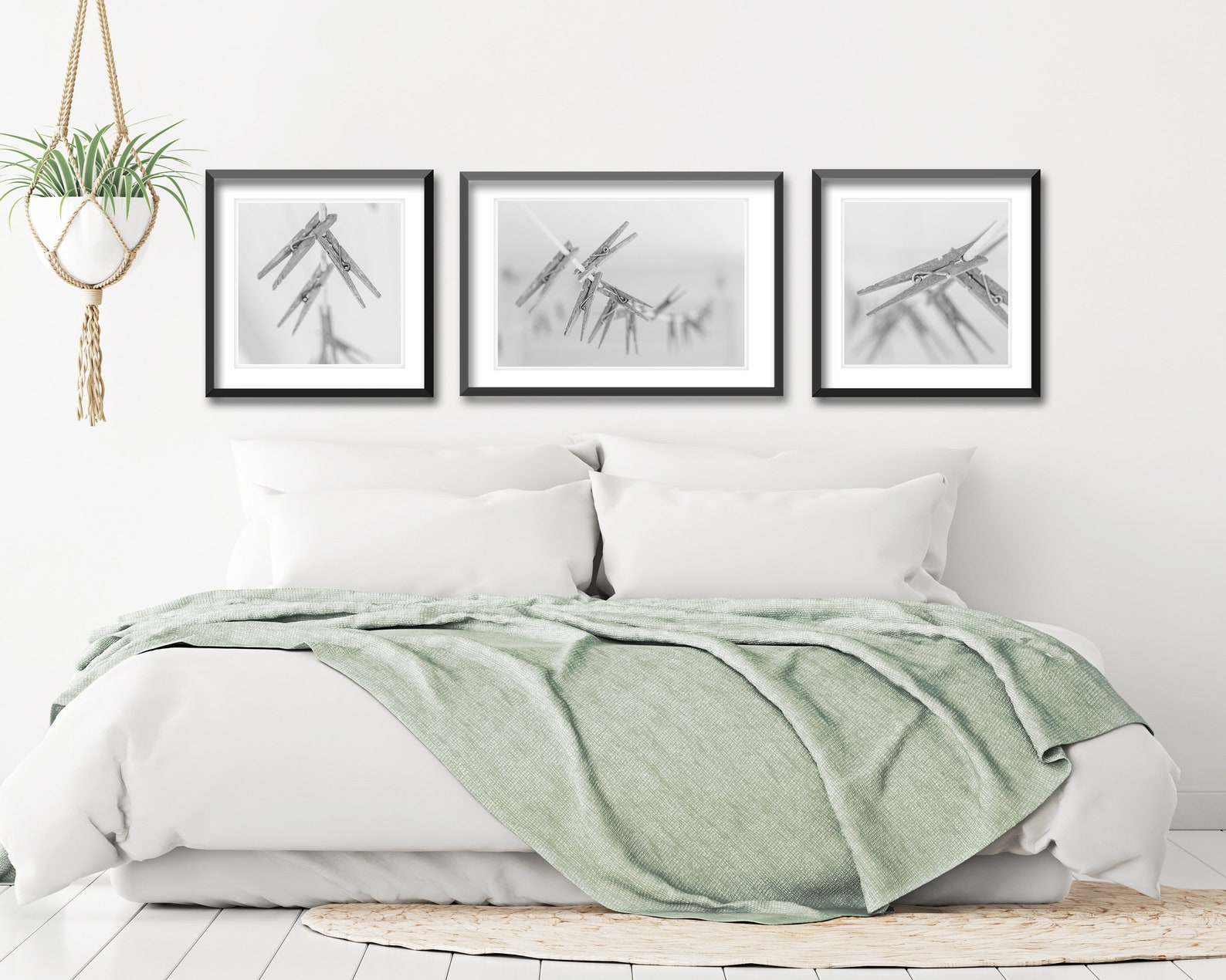 Weathered Clothespins Photo Printable Set, Rustic Laundry Room Decor ...