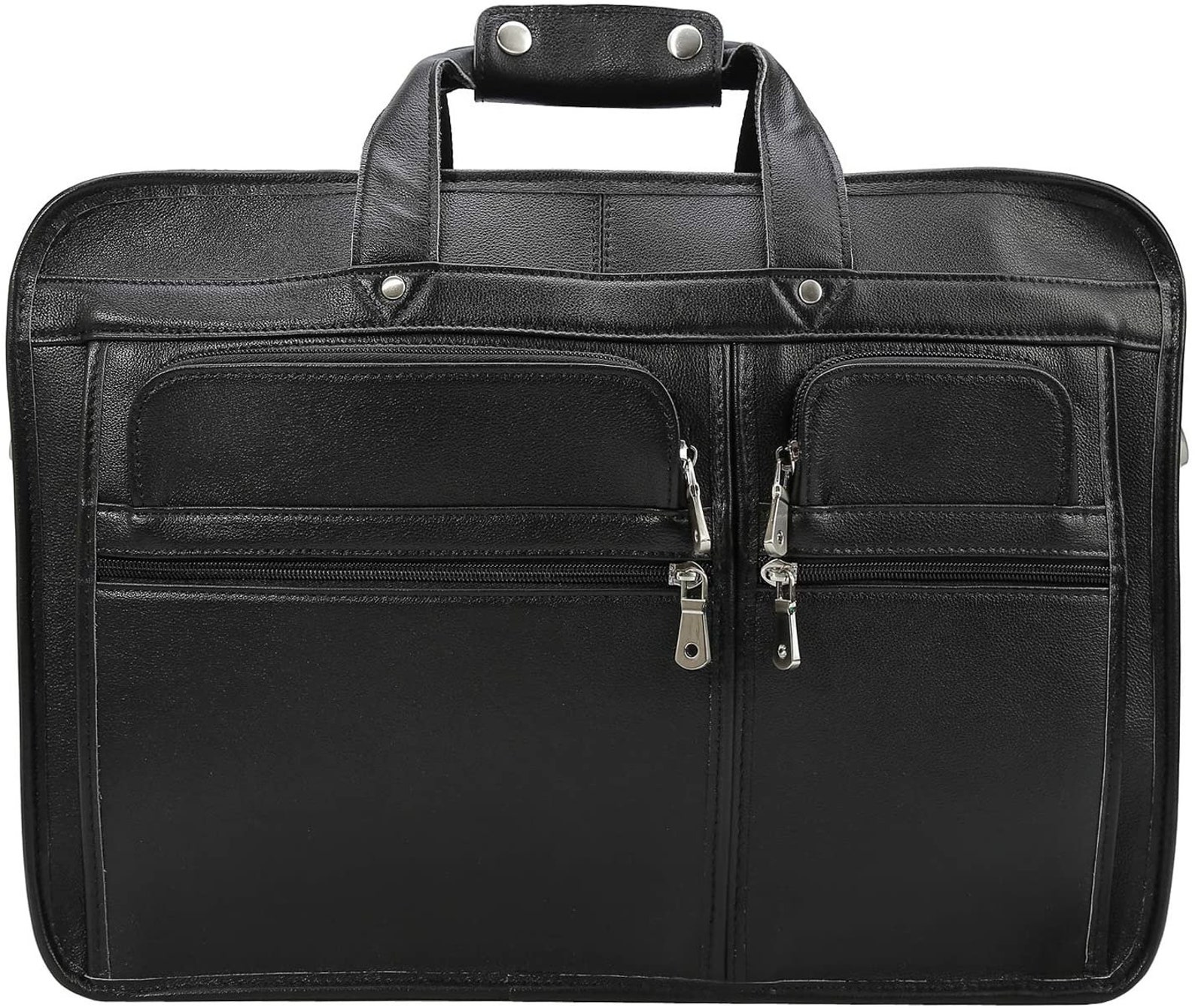 Black Leather Bag Leather Briefcase Leather Briefcase Men Etsy