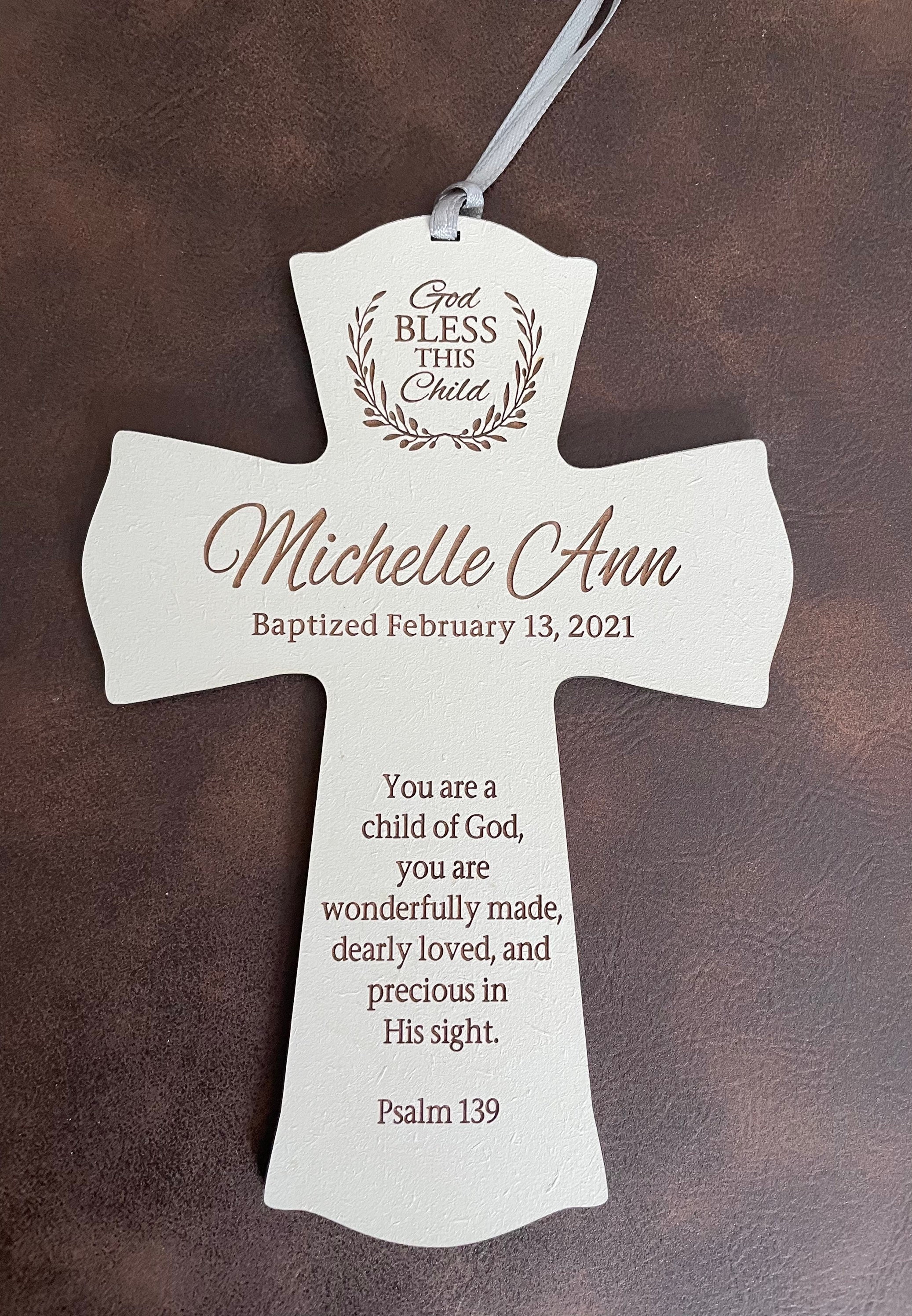Baptism Cross Personalized Baptism Cross Personalized Etsy
