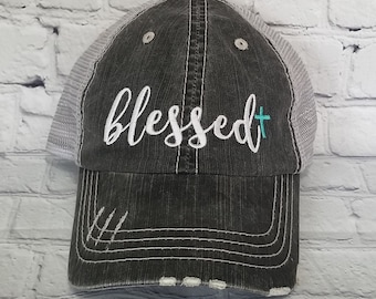 Bendito/Cruz bordado - Gorro MegaCap