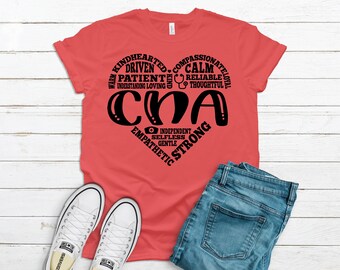 Características del corazón CNA - Camiseta Bella+Canvas