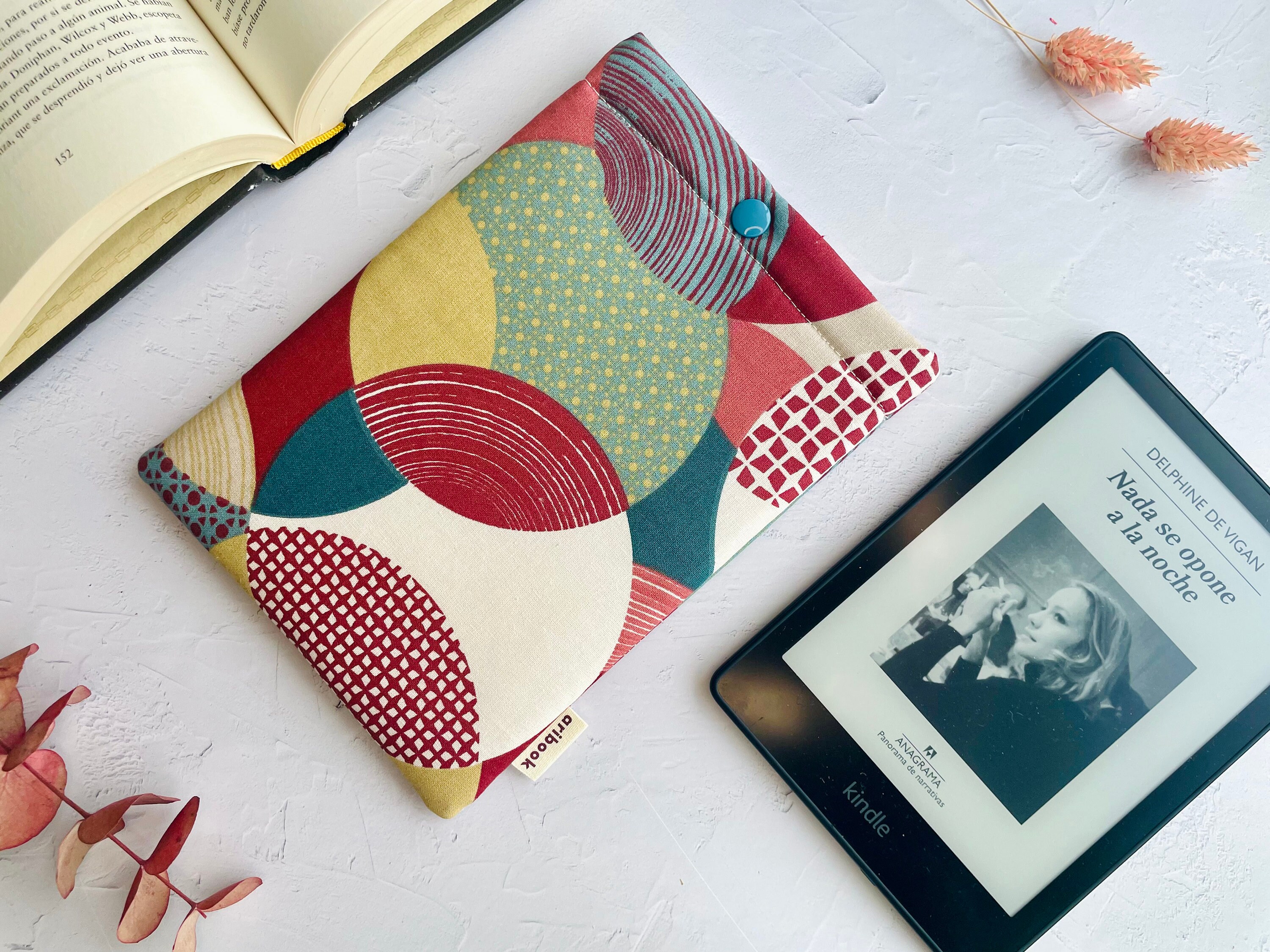 Modern Abstrat Kindle Case - Bookish Gifts- Padded Accessory for E-Reader or Tablet - Paperwhite for 11th generation Sleeve, Book Nerd