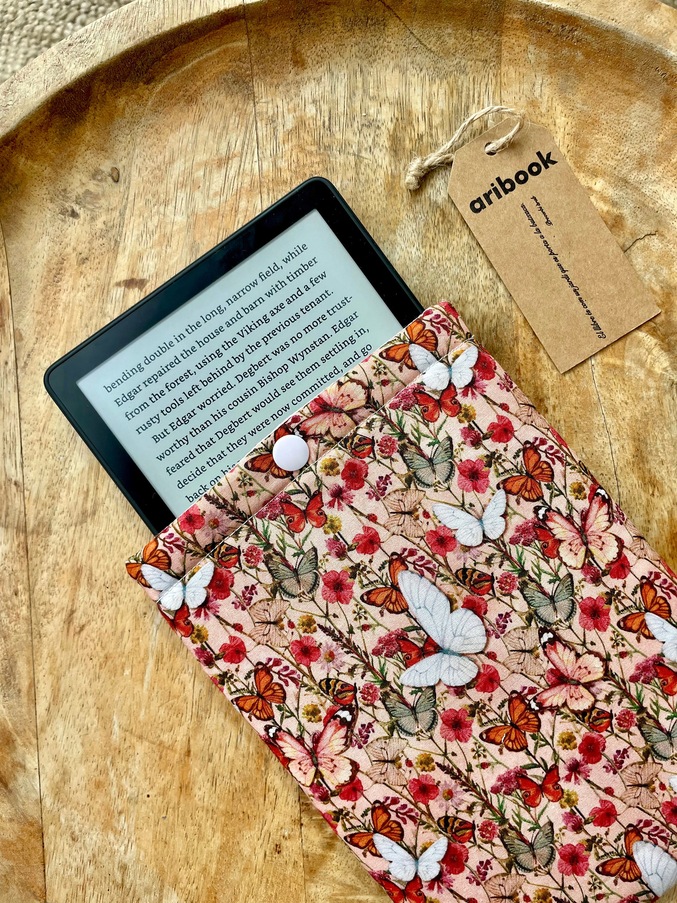 Funda roja floral para Kindle Paperwhite 11th Generación, Kindle Paperwhite  6,8, Protector de Kindle hecho a mano, Accesorios de lectura -  México