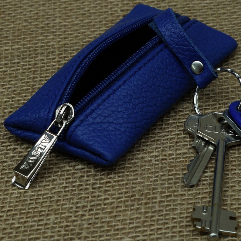 Key Pouch Key Case Leather Key Case Keychain Pouch Leather Etsy