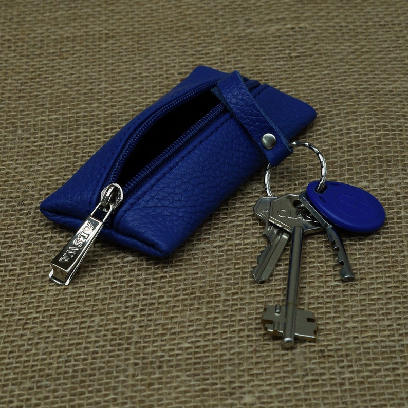 Key Pouch Key Case Leather Key Case Keychain Pouch Leather Etsy