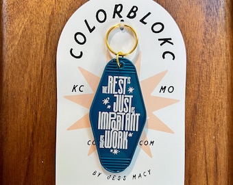 The Rest Motel Keychain