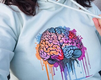 Sudadera con capucha bordada NEO BRAIN