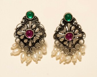 675.00 cts Earth mined RUBIS EMERAUDE /& SAPHIR sculpté perles fait main collier